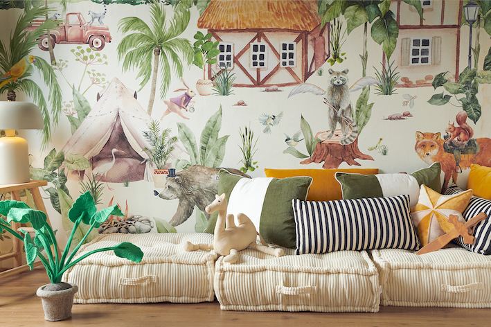 We explain the difference between a mural and customised wallpaper