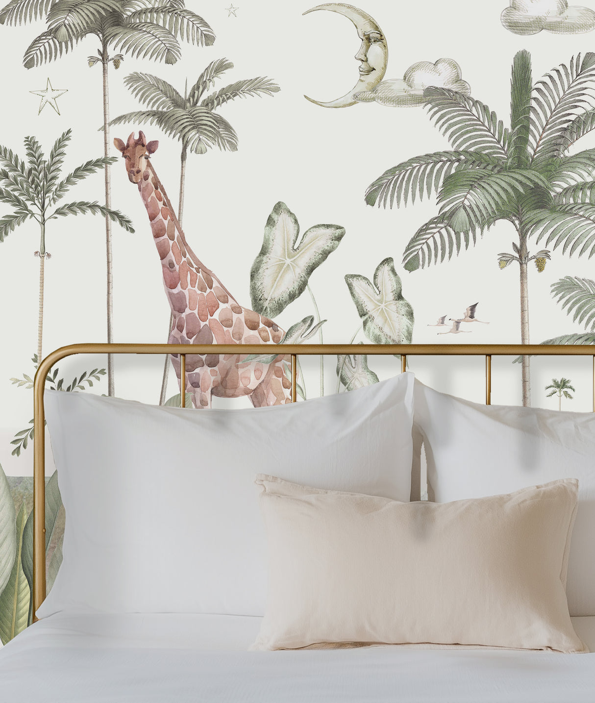 Lächelnder Dschungelmond Hintergrund