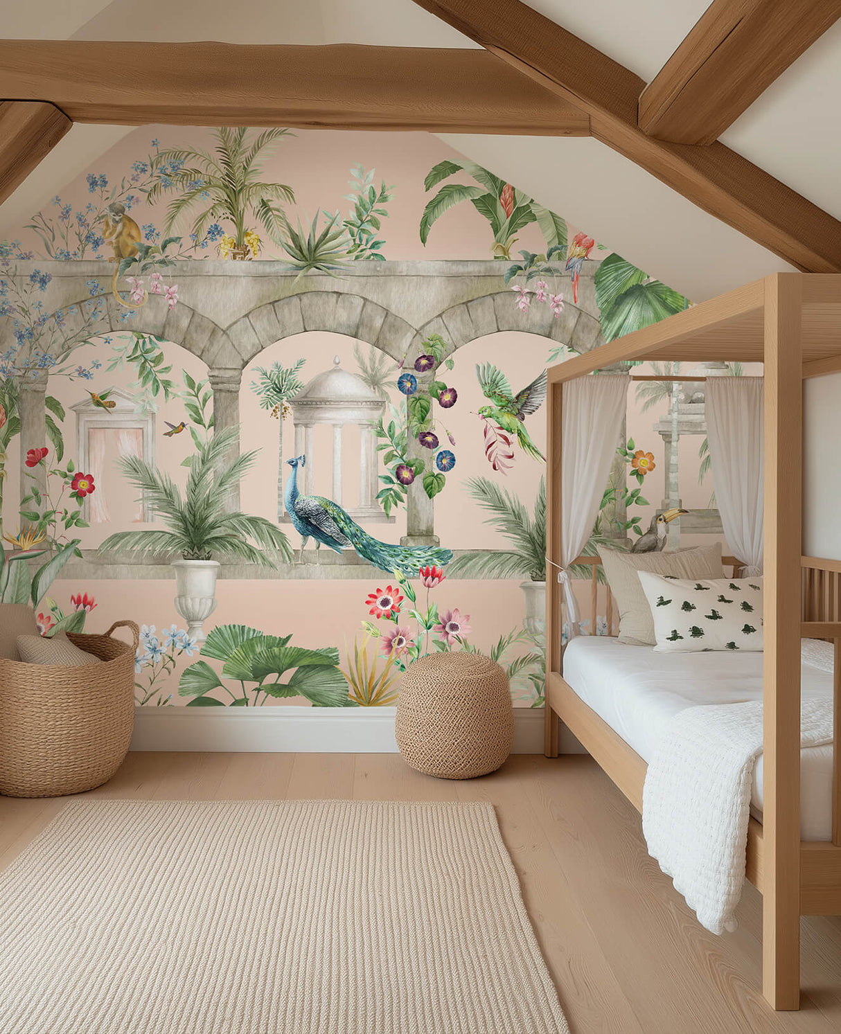 Floral Arches Wallpaper Sample