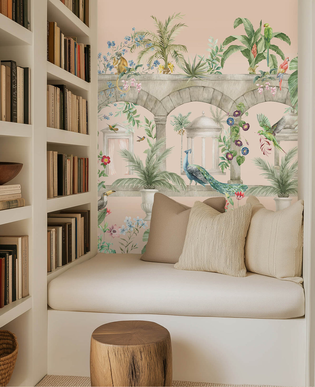 Floral Arches Wallpaper Sample