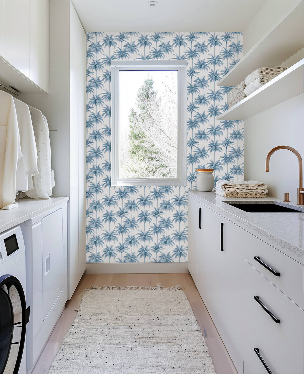 Peony Green Behang Sample