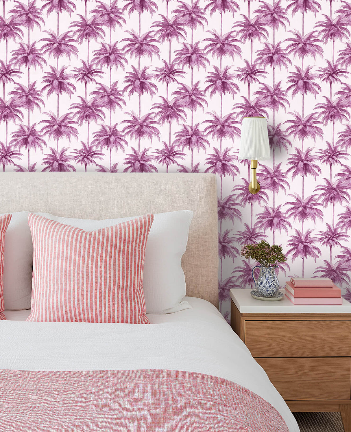 Peony Green Behang Sample