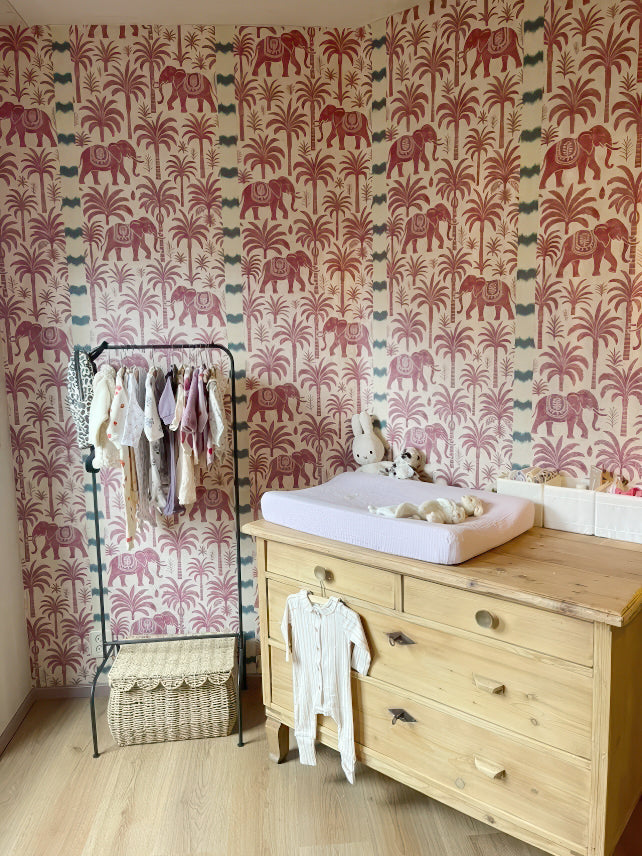 Sandalwood Safari Purple Wallpaper