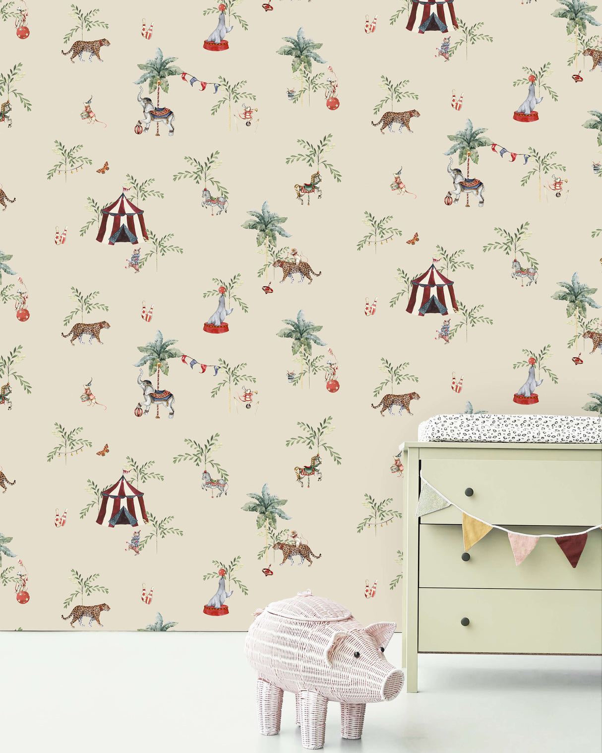 Circus Life Light Tapete Muster