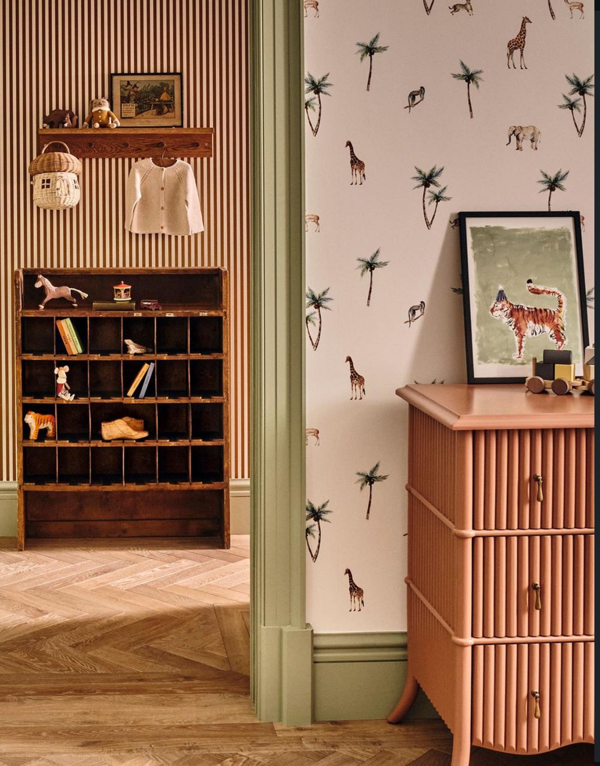 Savannah Palmtree Behang