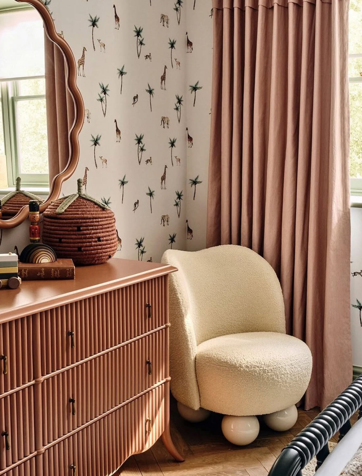 Savannah Palmtree Behang