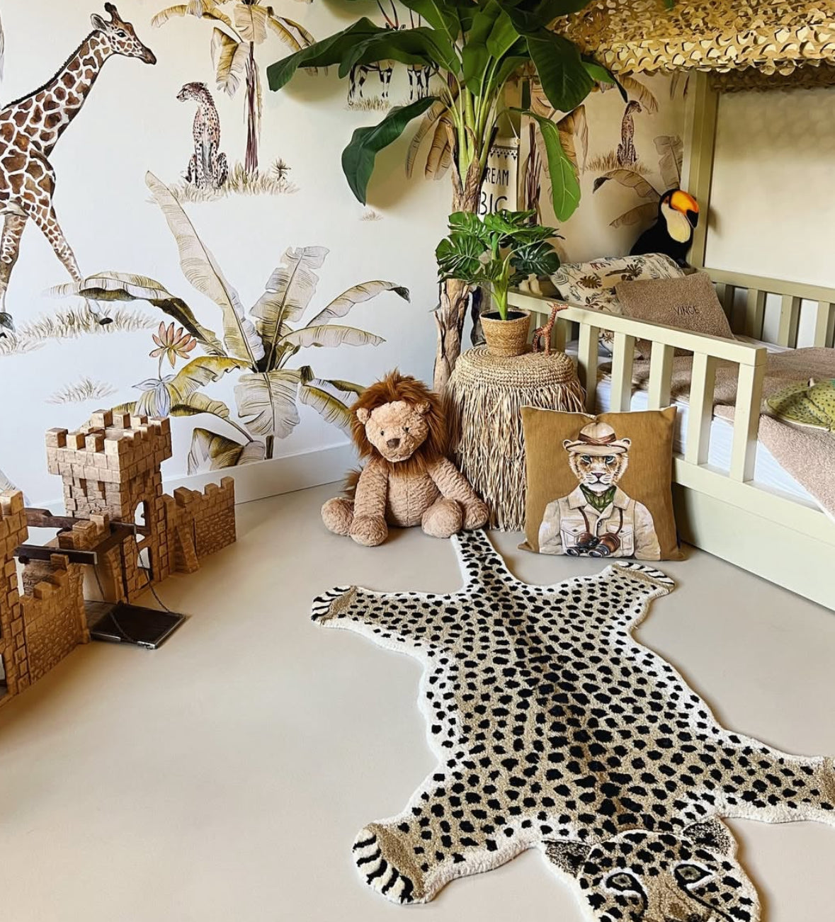 Afrikanische Safari Sonnenuntergang Hintergrund