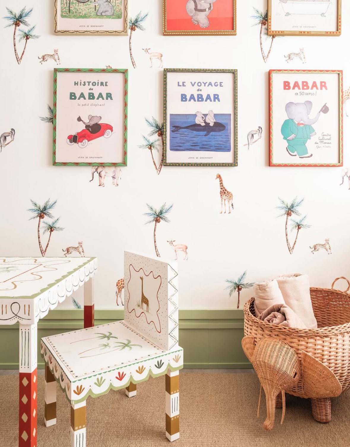 Savannah Palmtree Behang