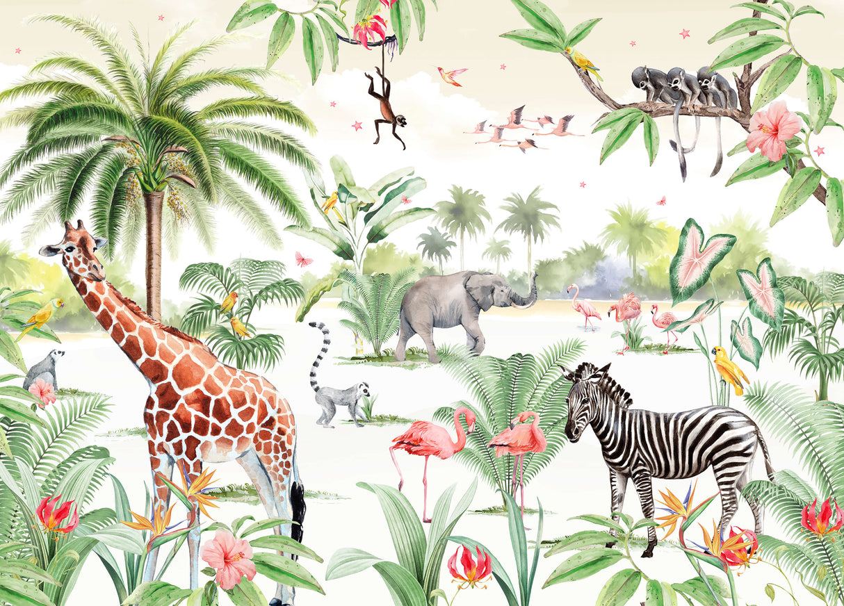 Dschungel Geschichten Tapete