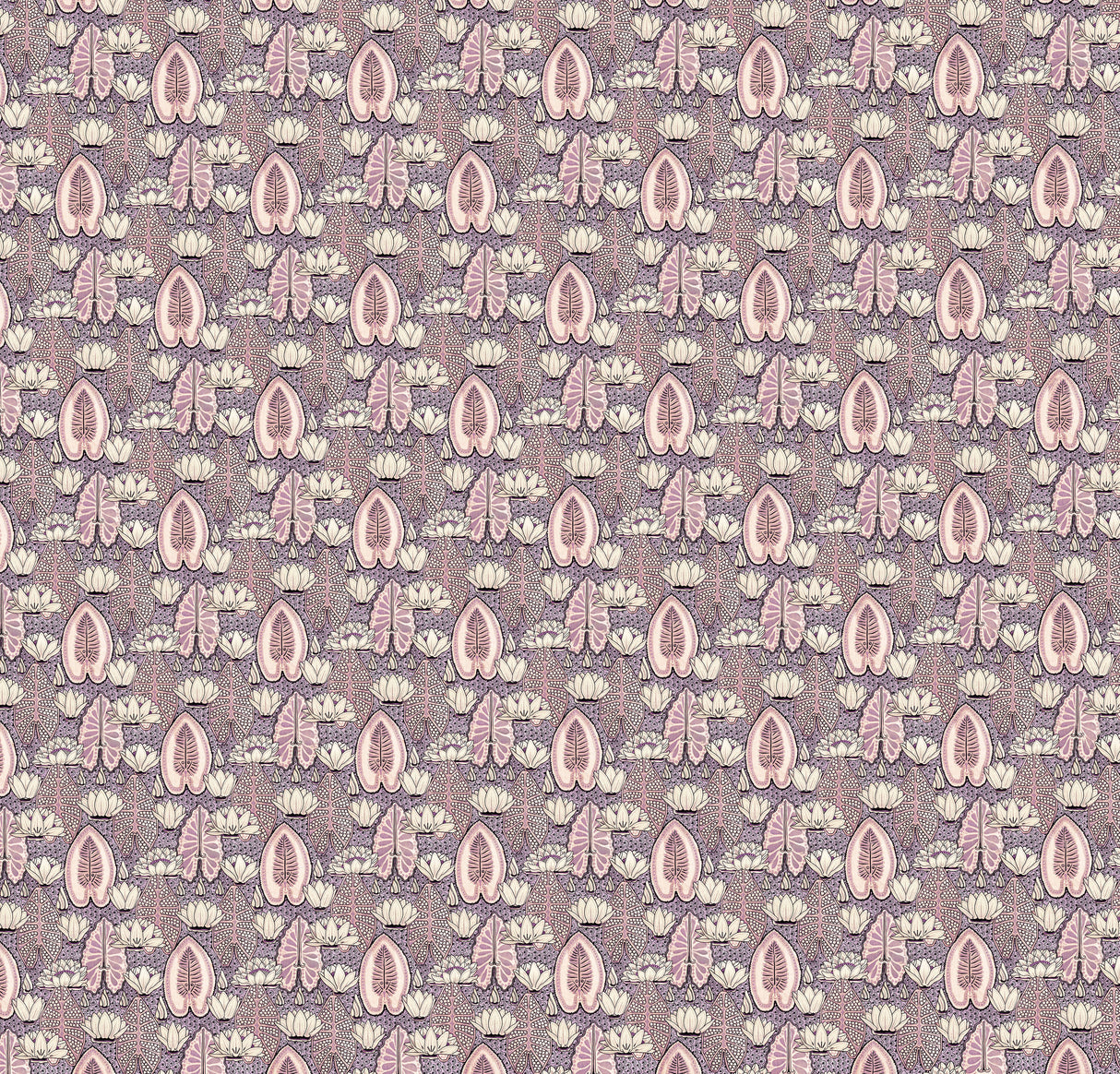 Lily Serenade Purple Wallpaper
