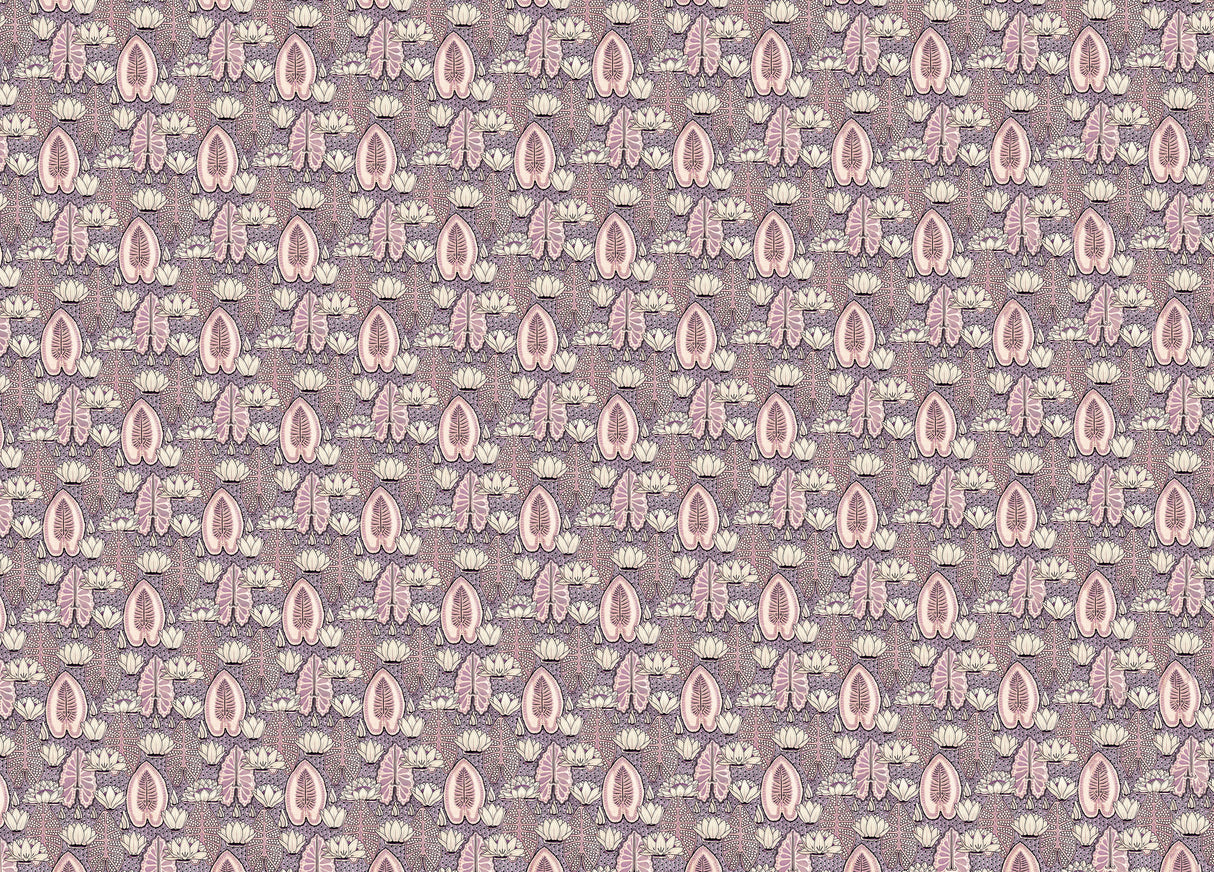Lily Serenade Purple Wallpaper