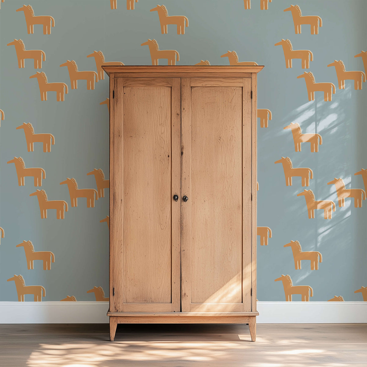 Horse - Blue Orange Sample