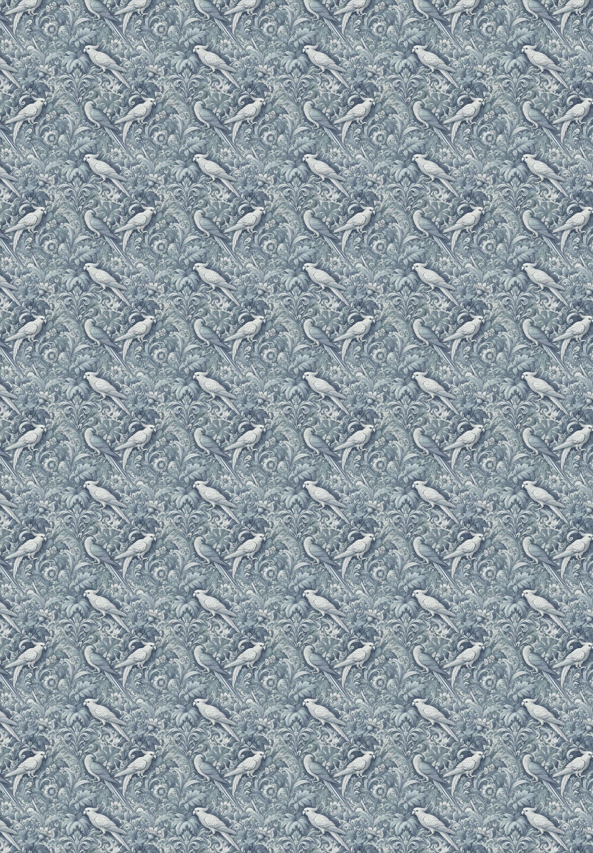 Plume Royale Blue Behang