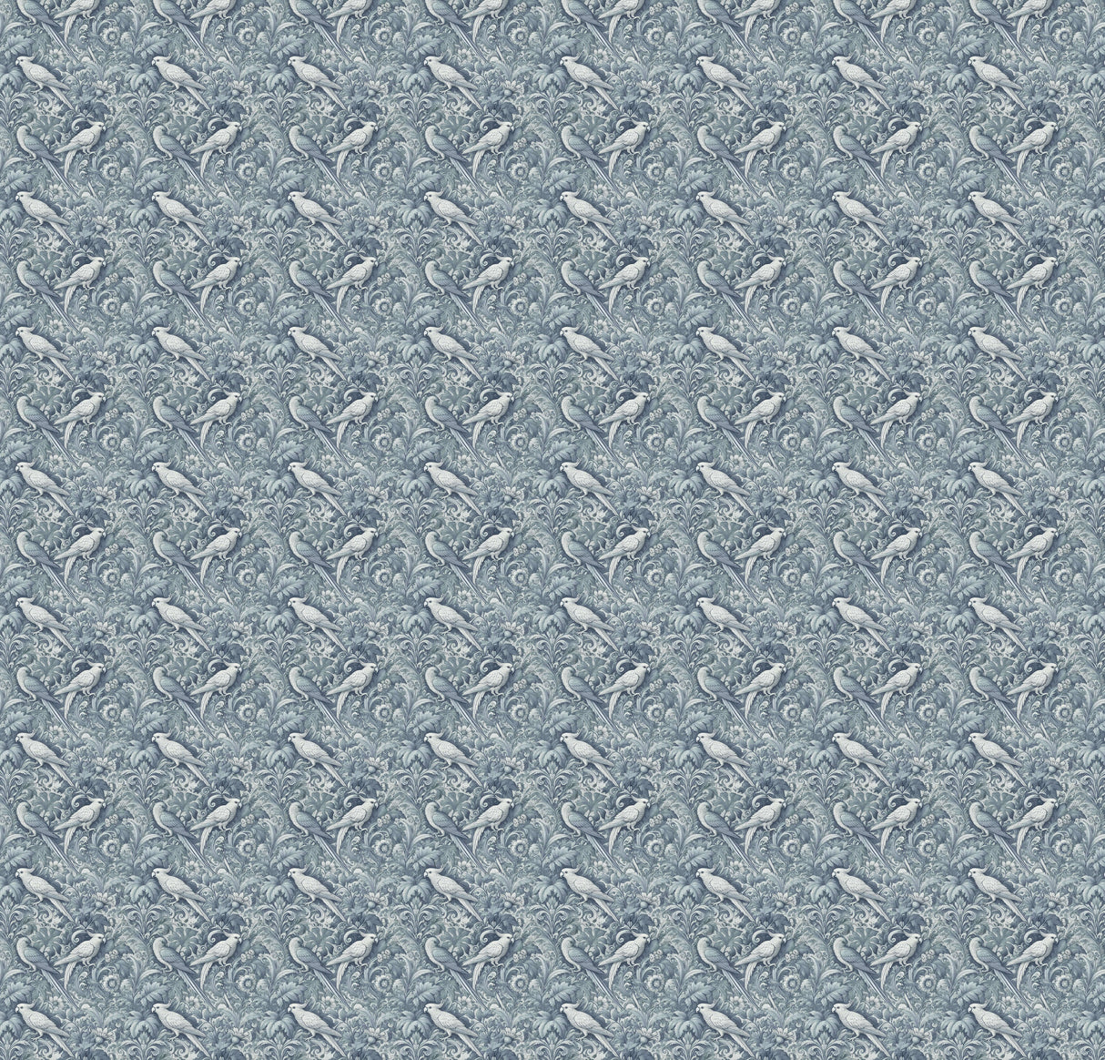 Plume Royale Blue Behang