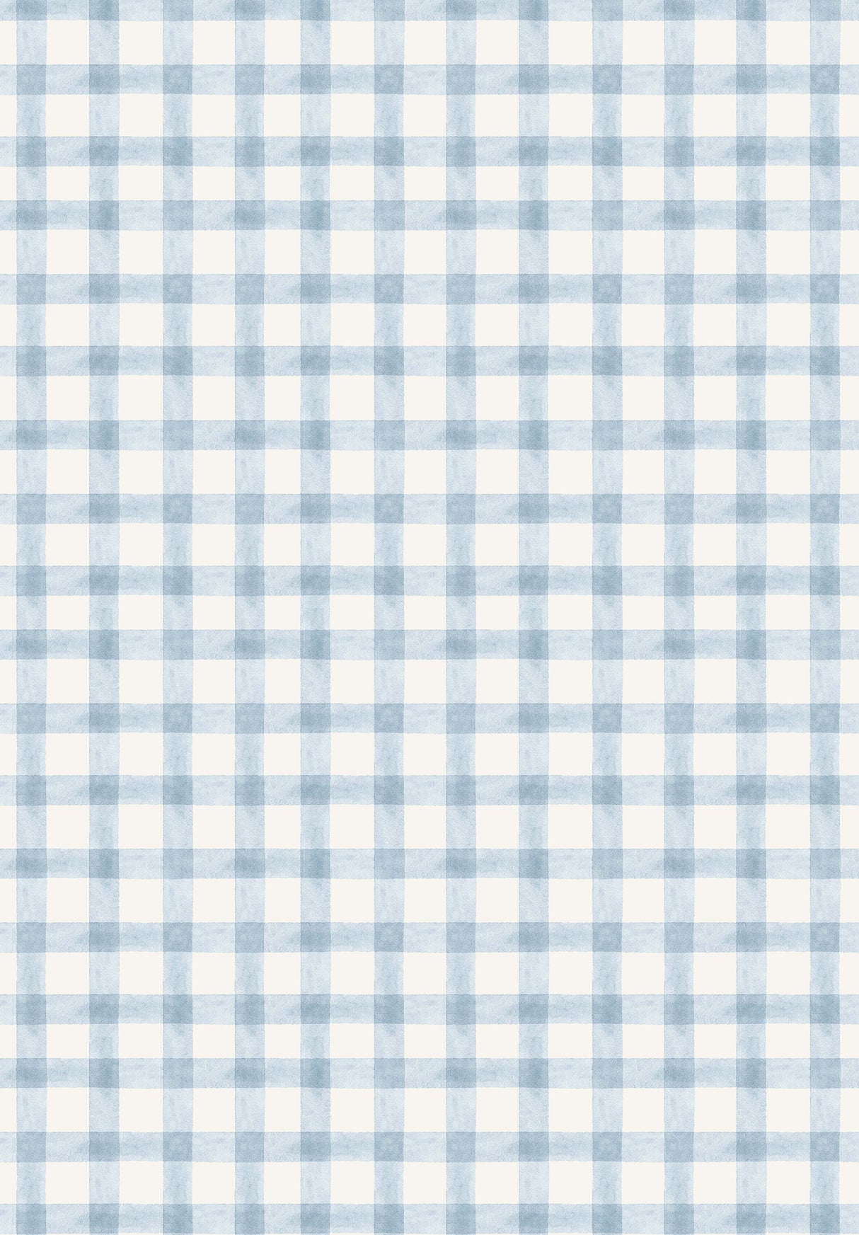 Sage Check Blue Wallpaper