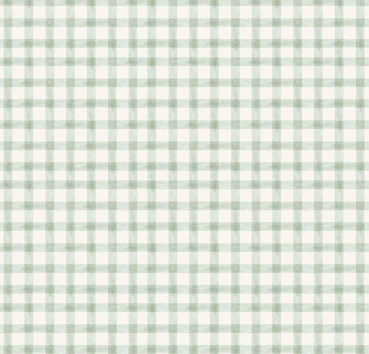 Sage Check Green Wallpaper