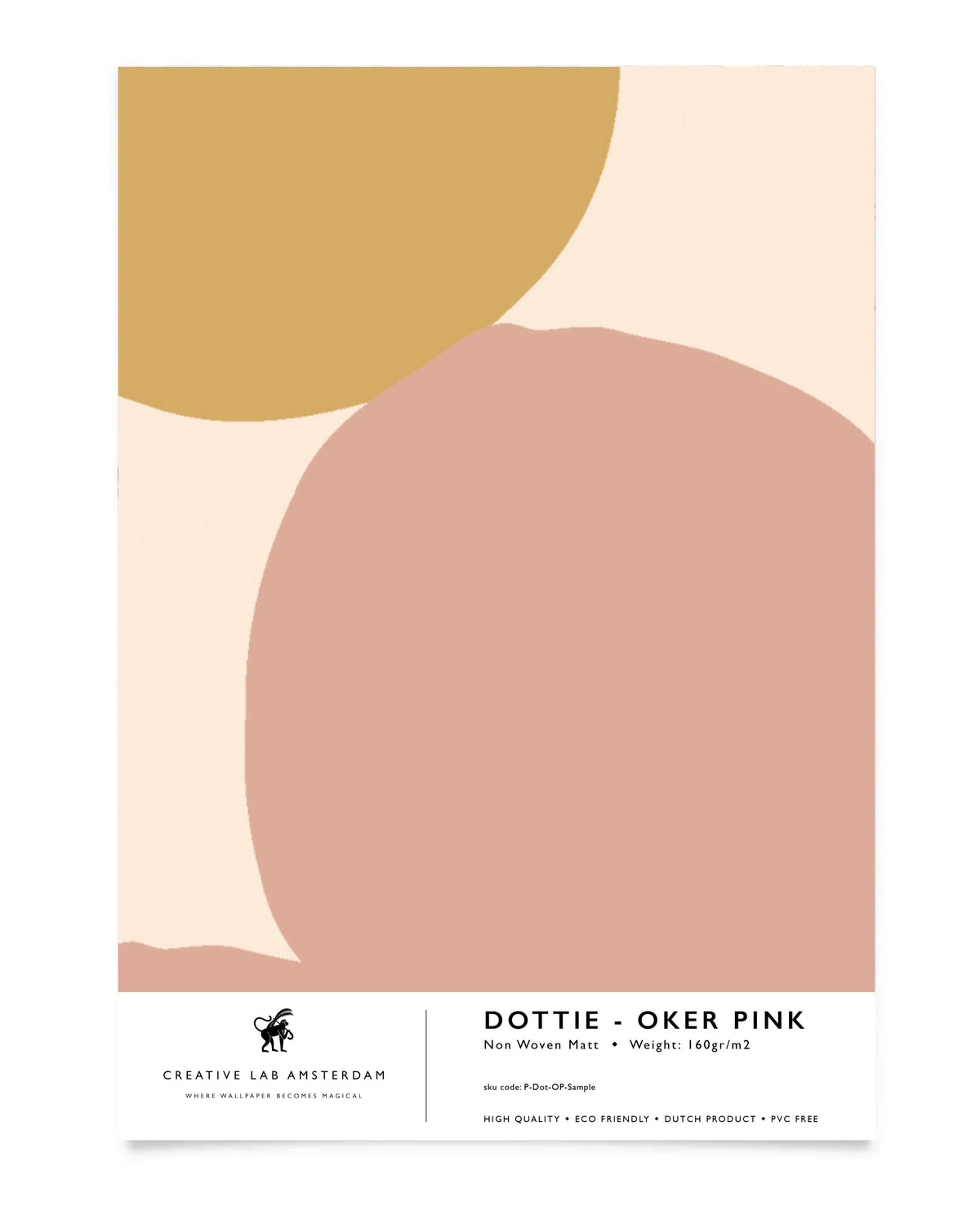 Dottie Ocher Pink Sample