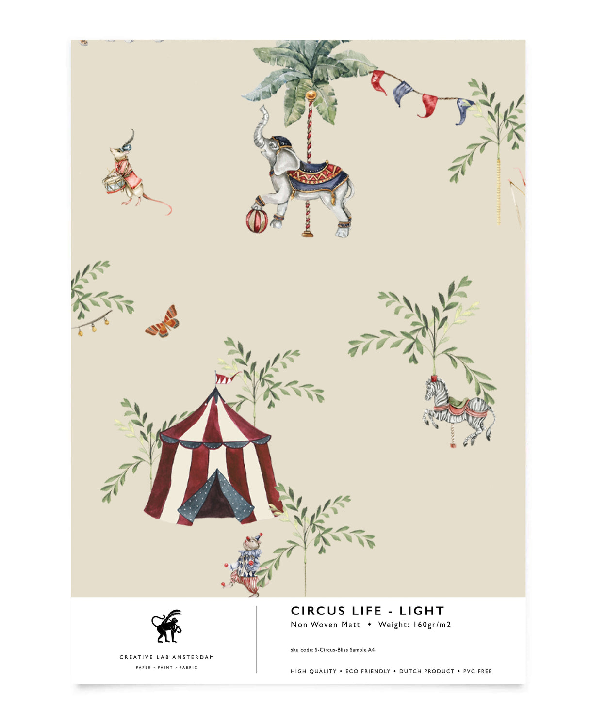 Circus Life Light Tapete Muster