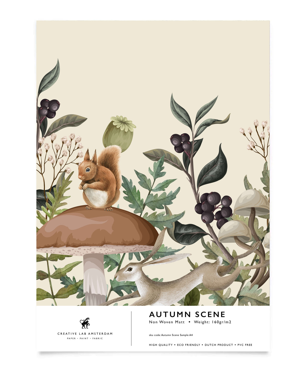 Tapetenmuster in Pfingstrosengrün