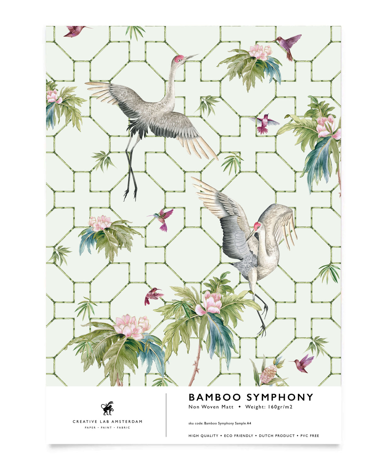 Bamboo Symphony Wallpaper Sample