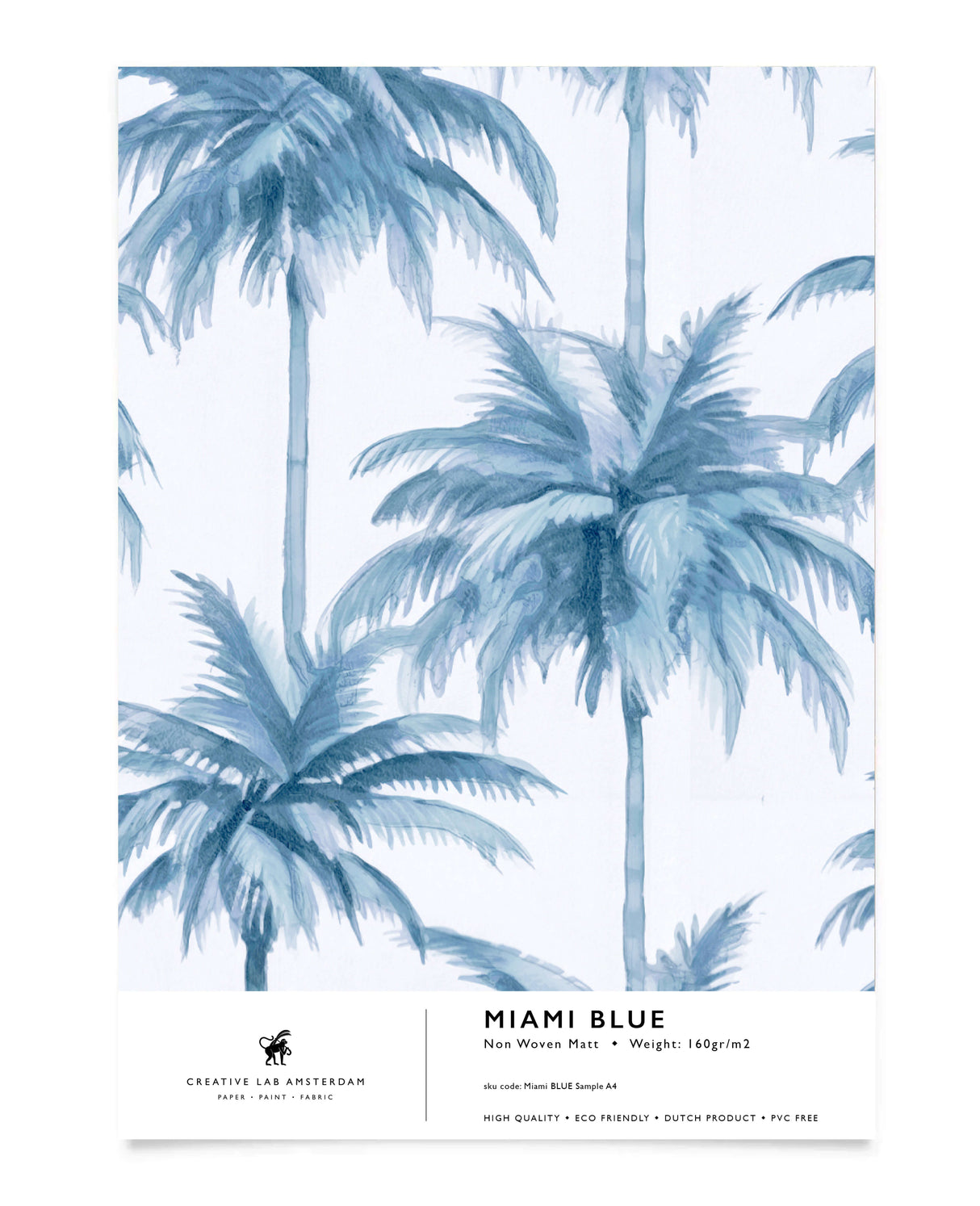 Peony Green Behang Sample