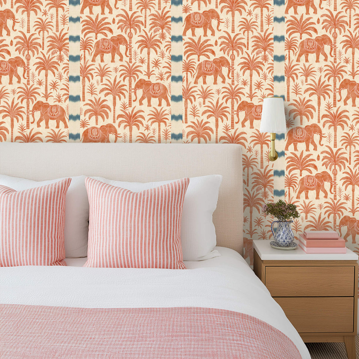 Sandalwood Safari Orange Wallpaper Sample