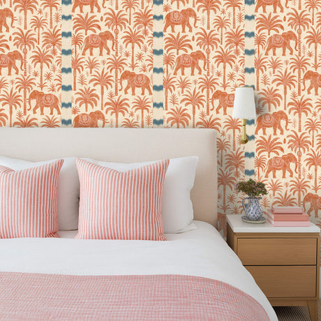Sandalwood Safari Orange Wallpaper Sample