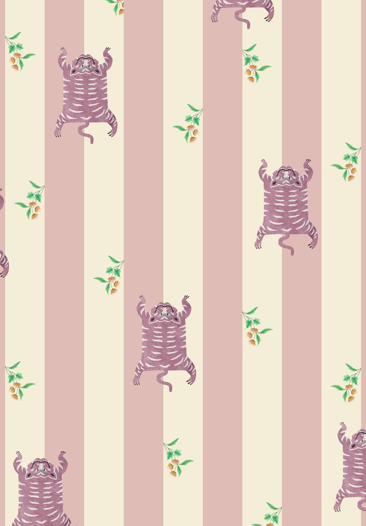 Wild Streaks Pink Wallpaper
