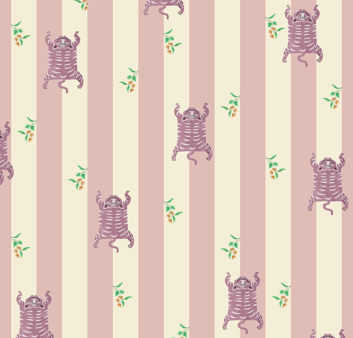 Wild Streaks Pink Wallpaper