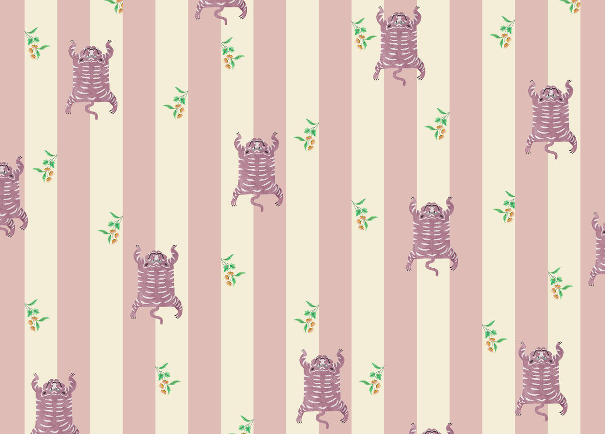 Wild Streaks Pink Wallpaper