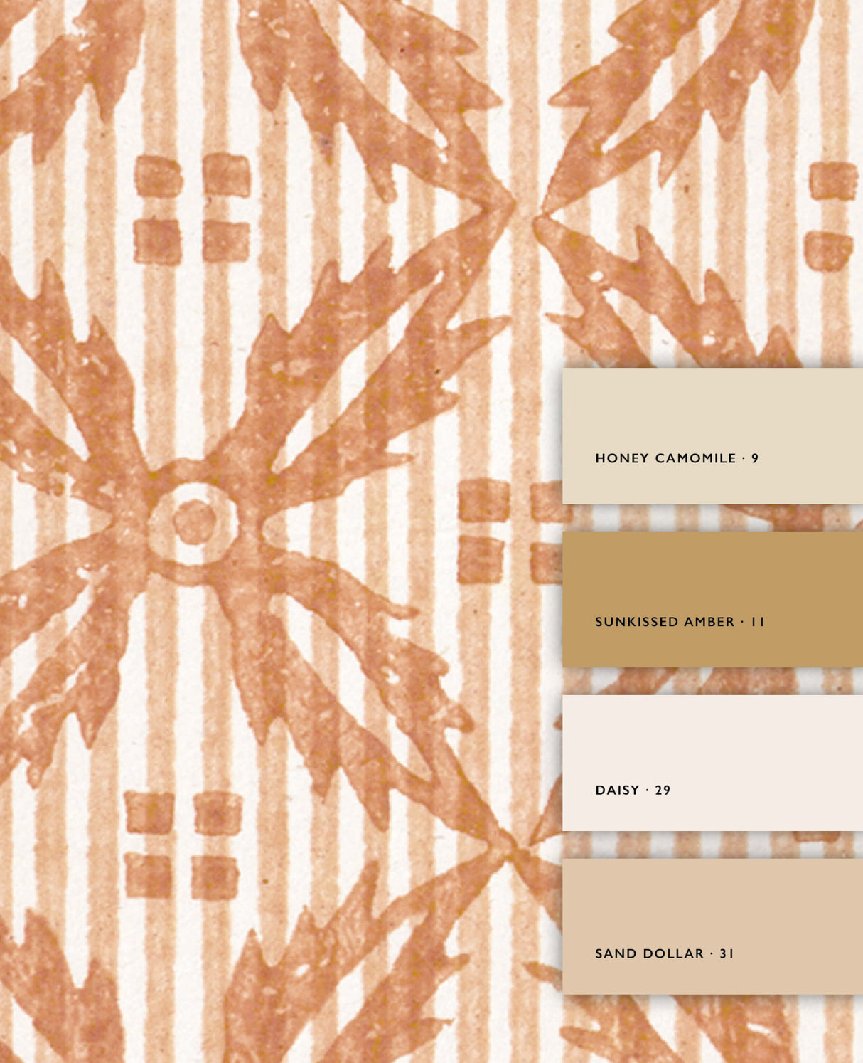 Edelweiss Orange Tapete