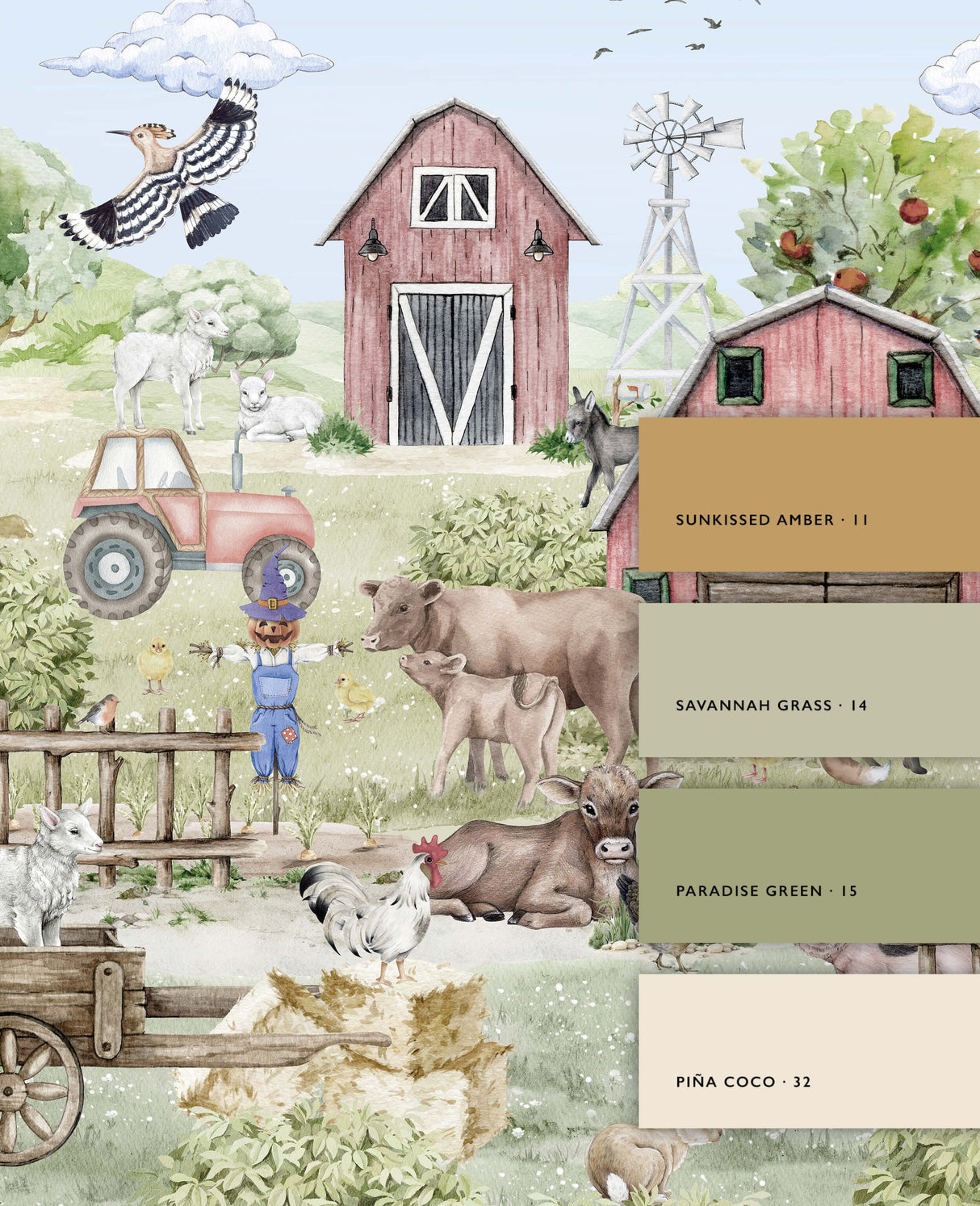 Farm Wallpaper Sample