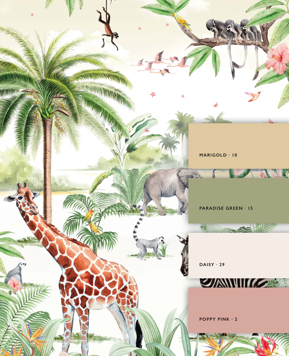 Dschungel Geschichten Tapete