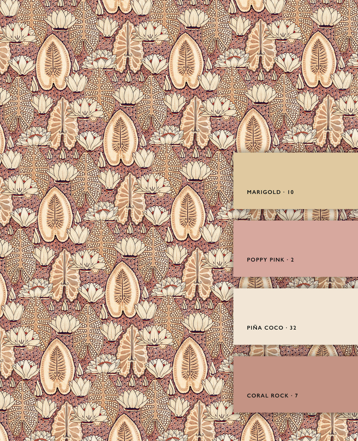 Lily Serenade Pink Wallpaper