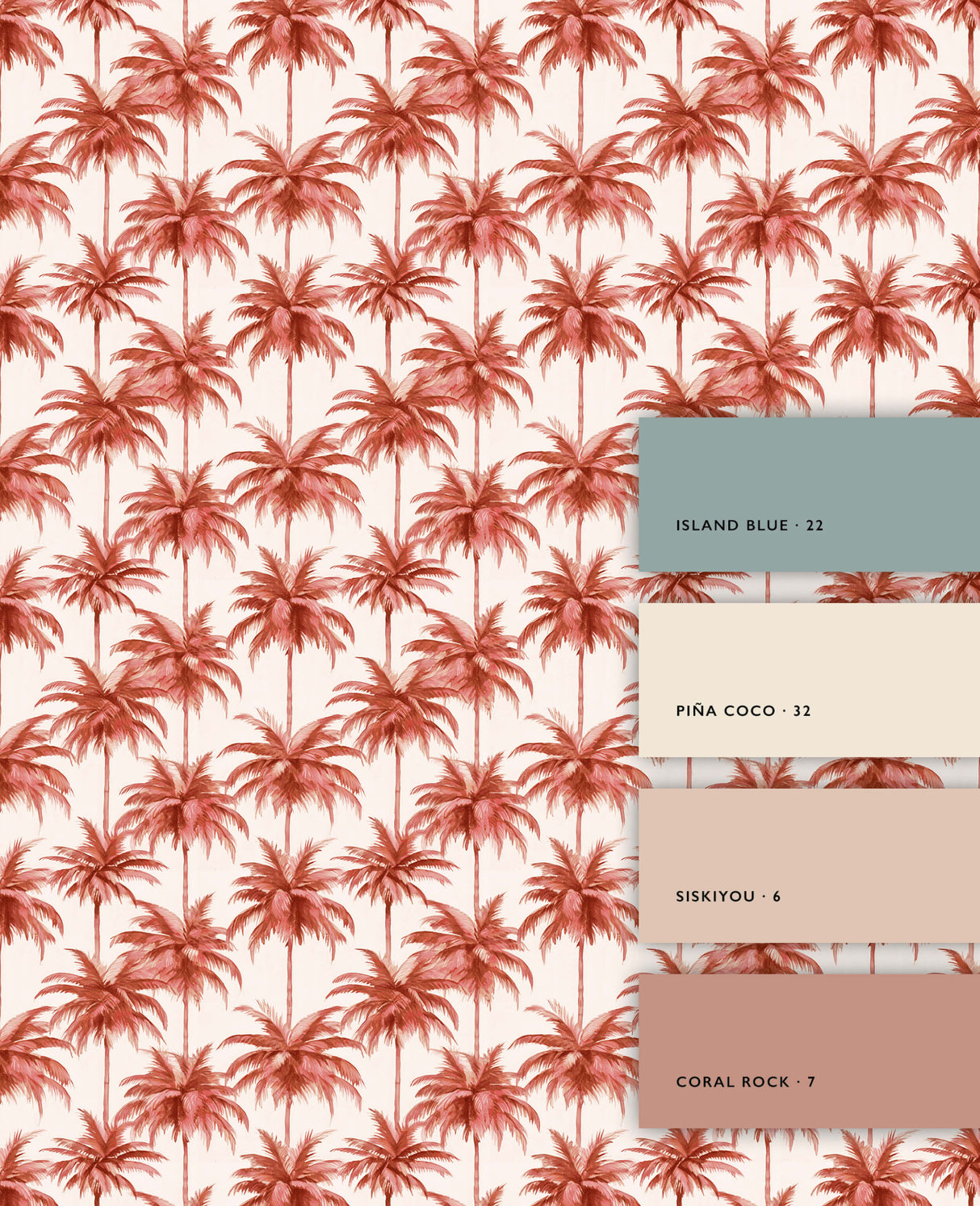 Peony Green Behang Sample