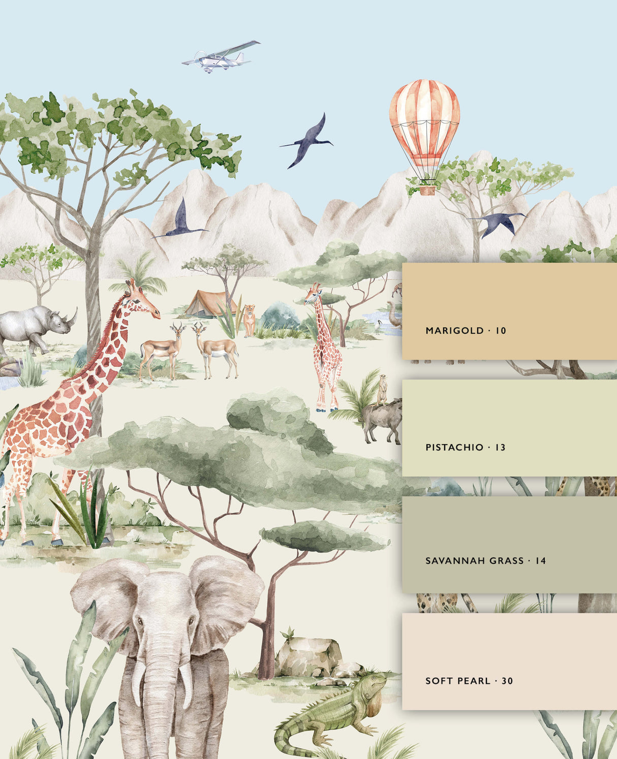 Out of Africa Wallpaper Sample