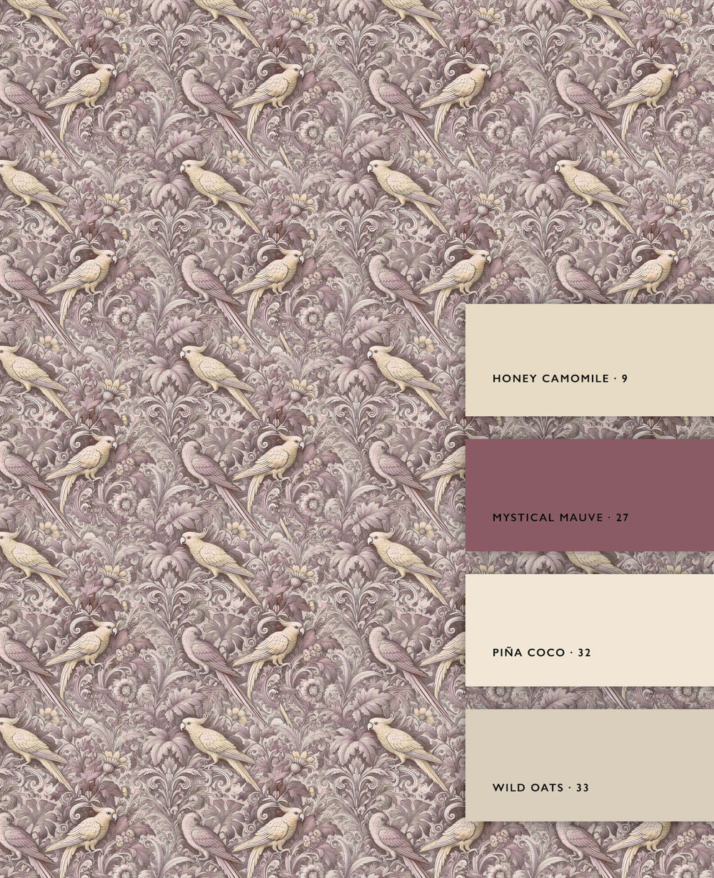 Plume Royale Purple Behang