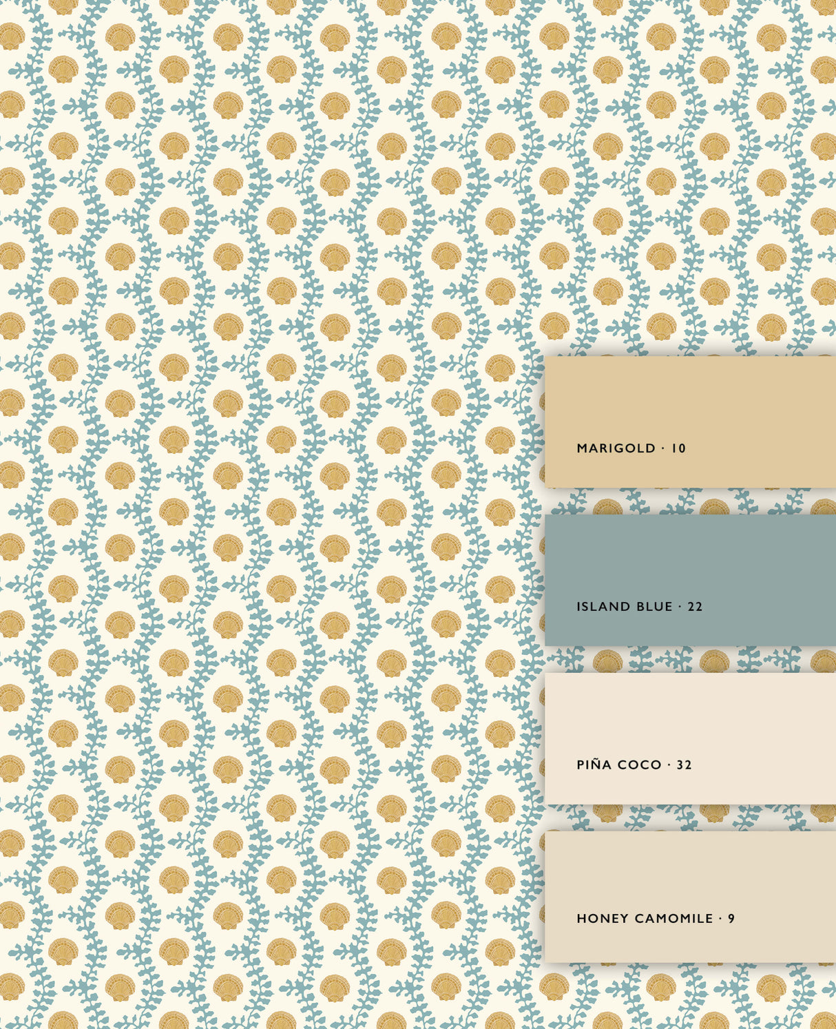 Shell Yellow Wallpaper