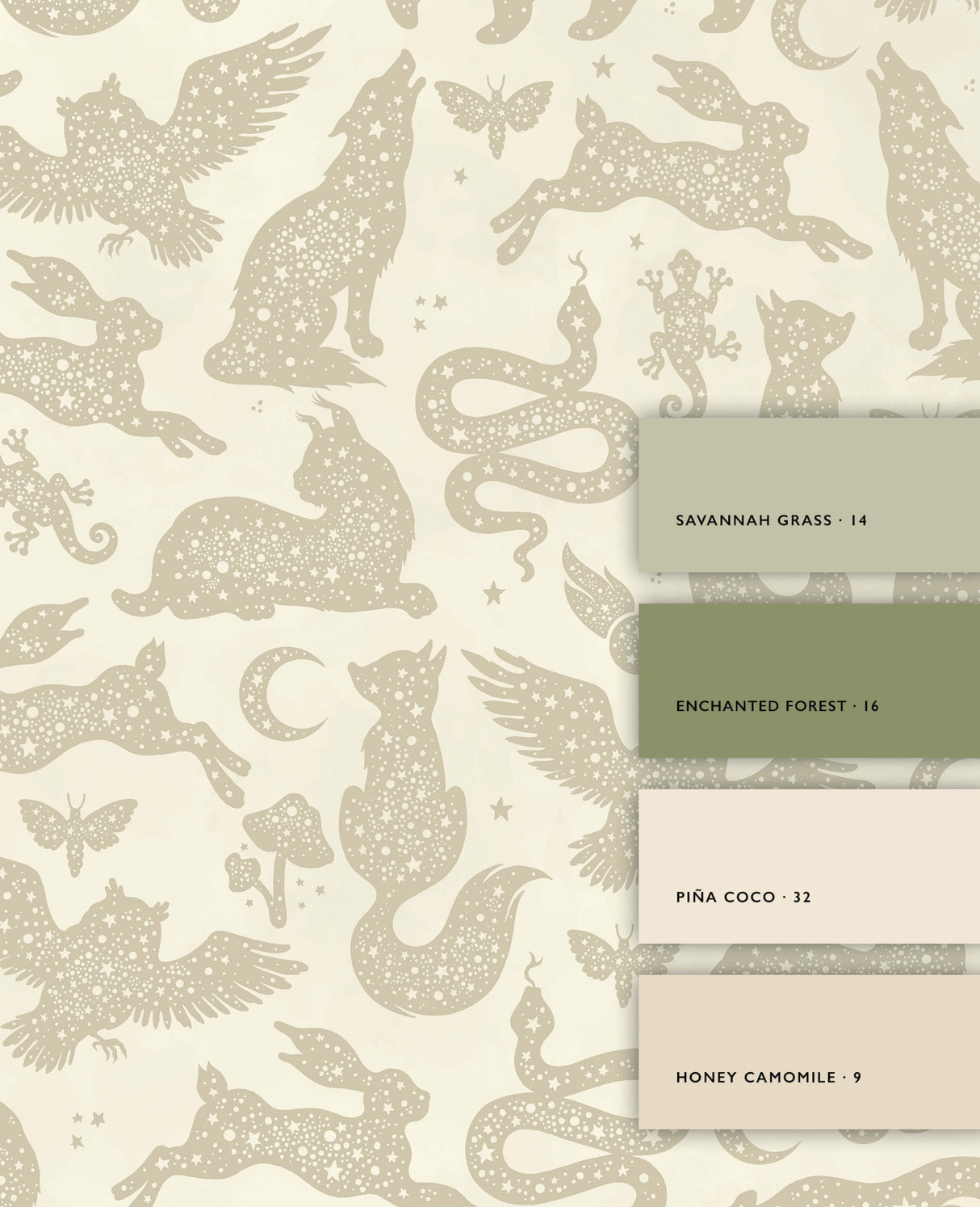 Starlight Beige Wallpaper Sample