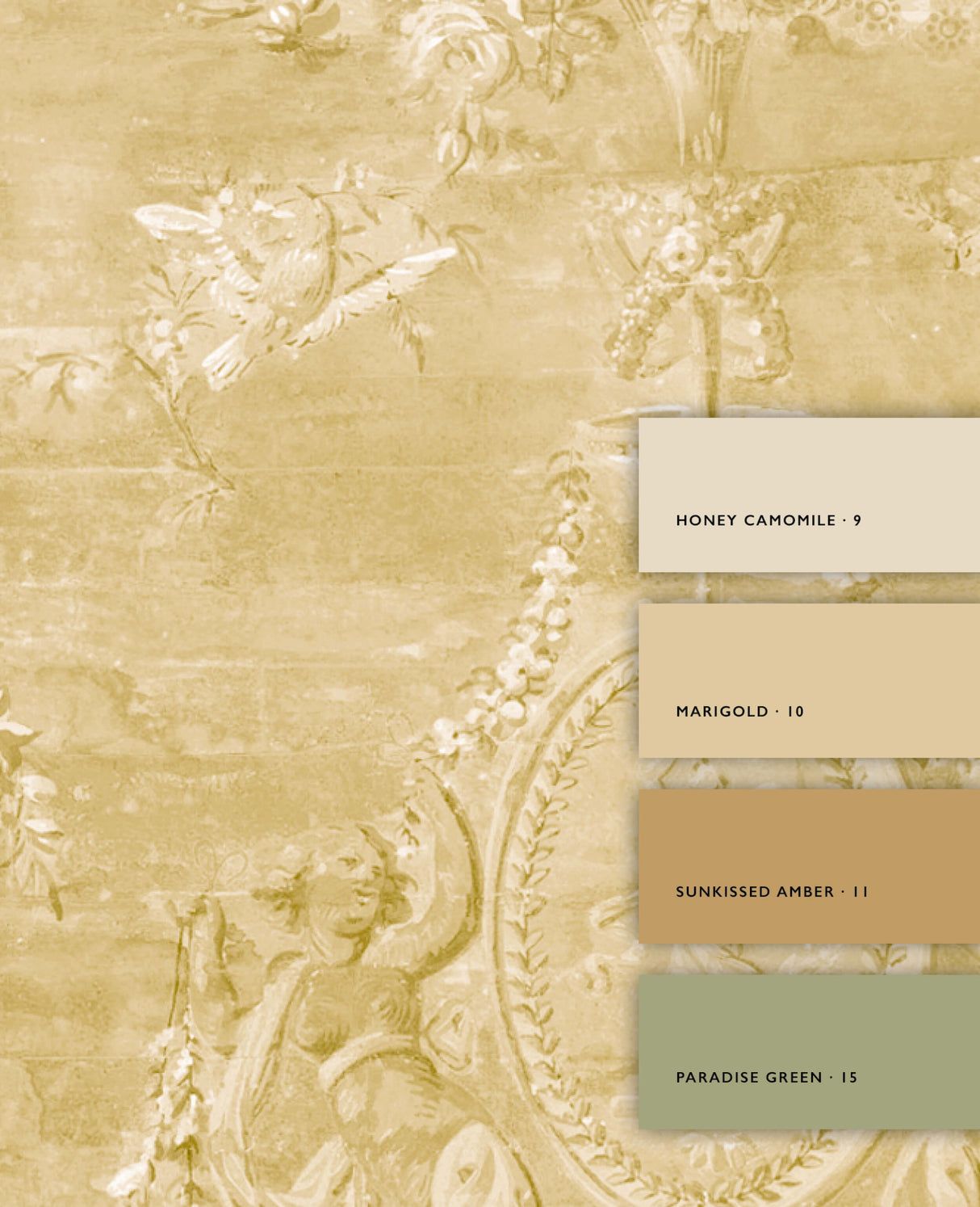 Versailles Yellow Wallpaper