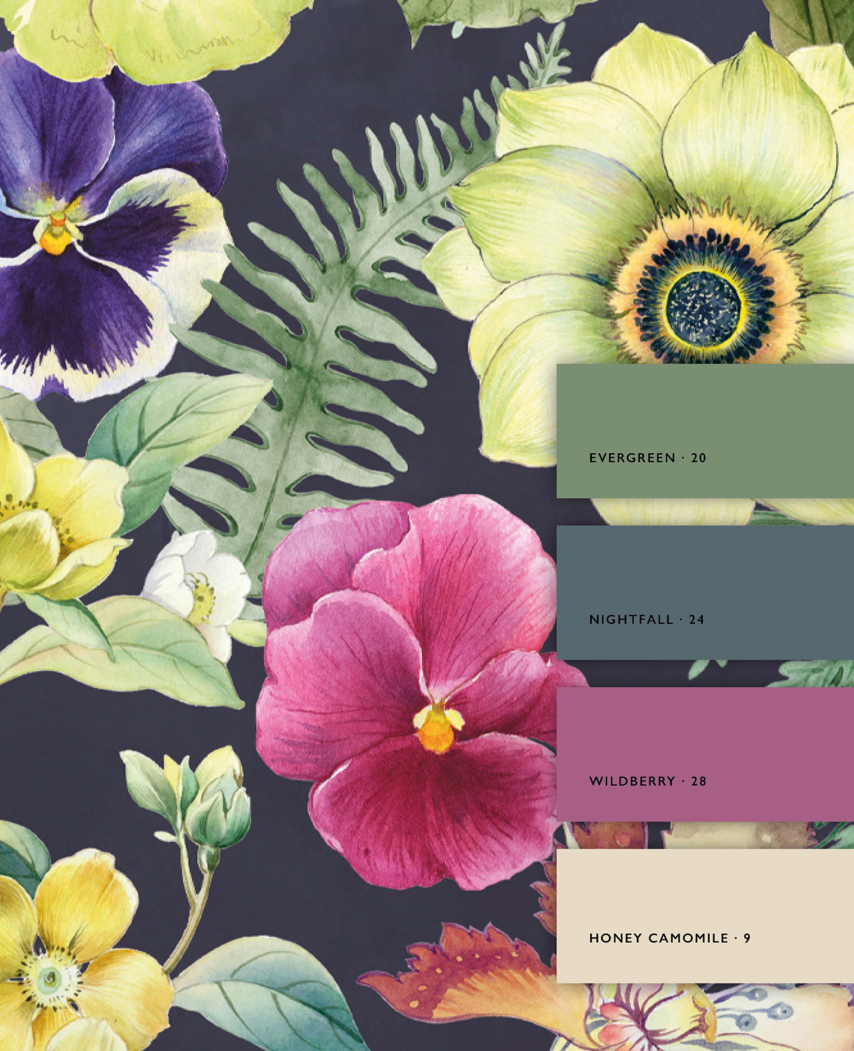 Lebendige violett-blaue Tapete