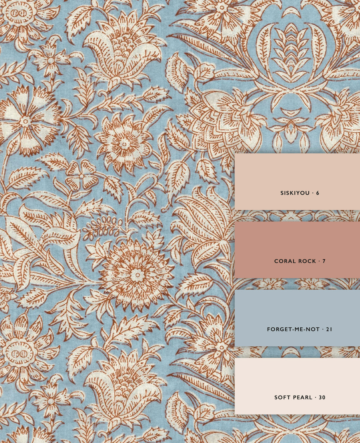 Indian Flower Blue Wallpaper