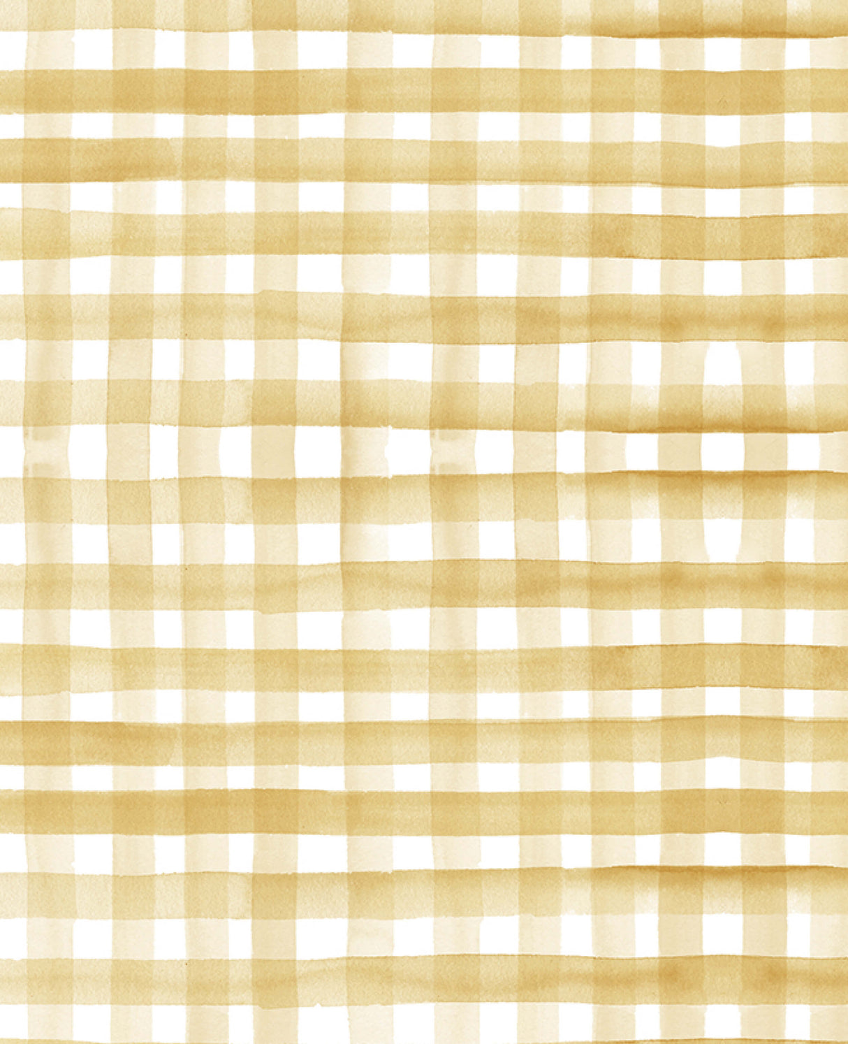 Tapete „Tartan Gelb“