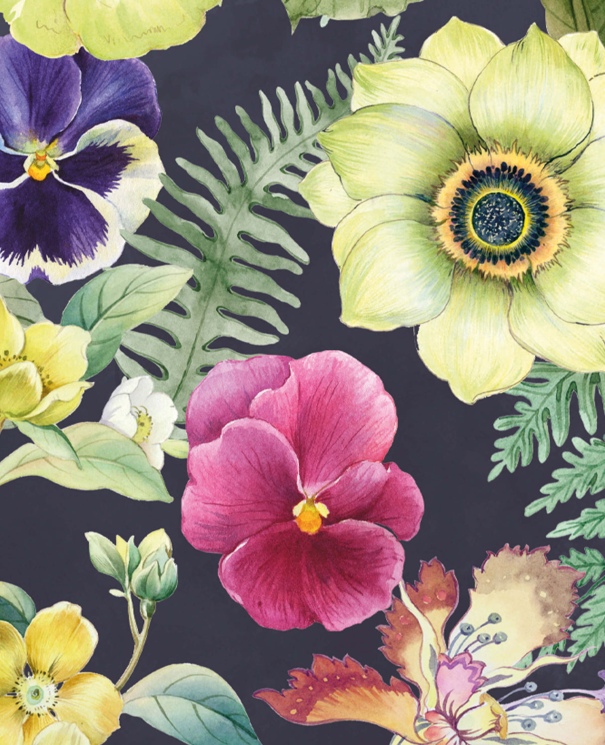 Lebendige violett-blaue Tapete