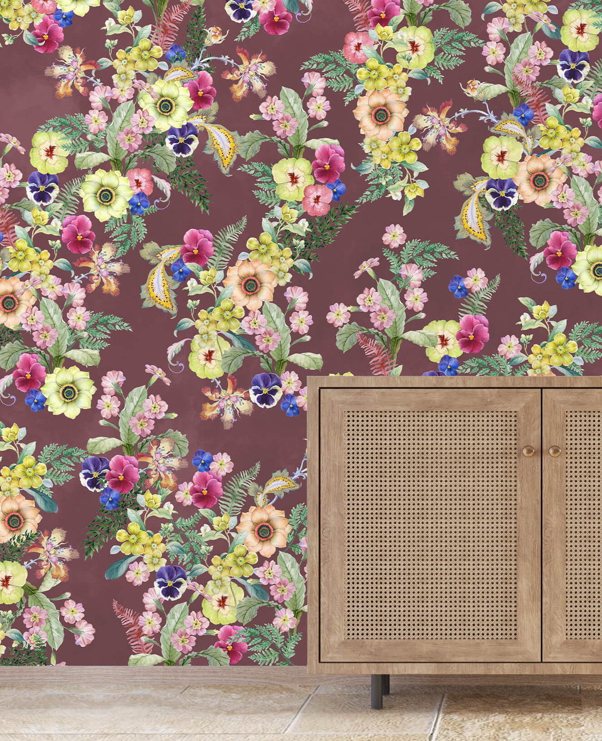 Lebendiges Violett-Lila Tapetenbeispiel