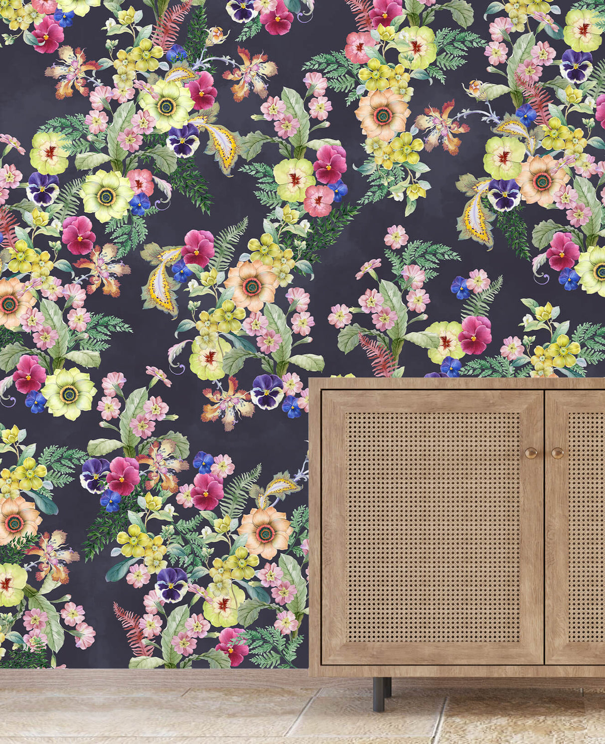 Vibrant Violet Blue Wallpaper Sample