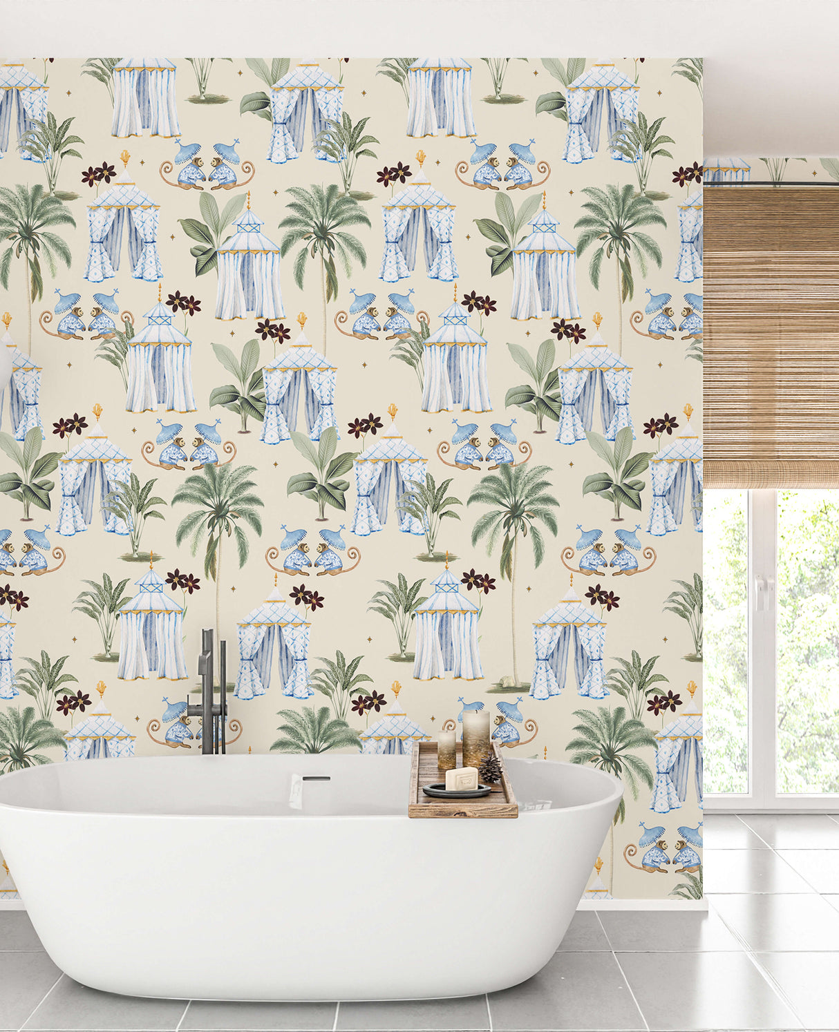 Chin Monkey Vanille Hintergrund