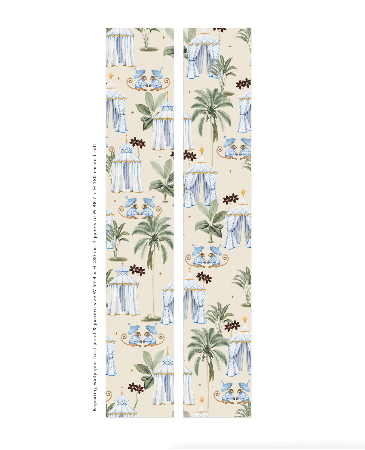 Chin Monkey Vanille Hintergrund