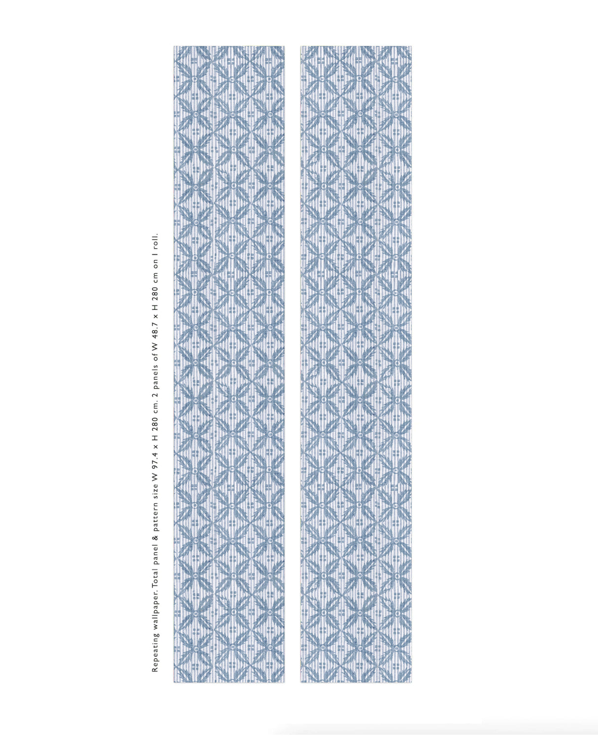 Edelweiß Blau Tapete