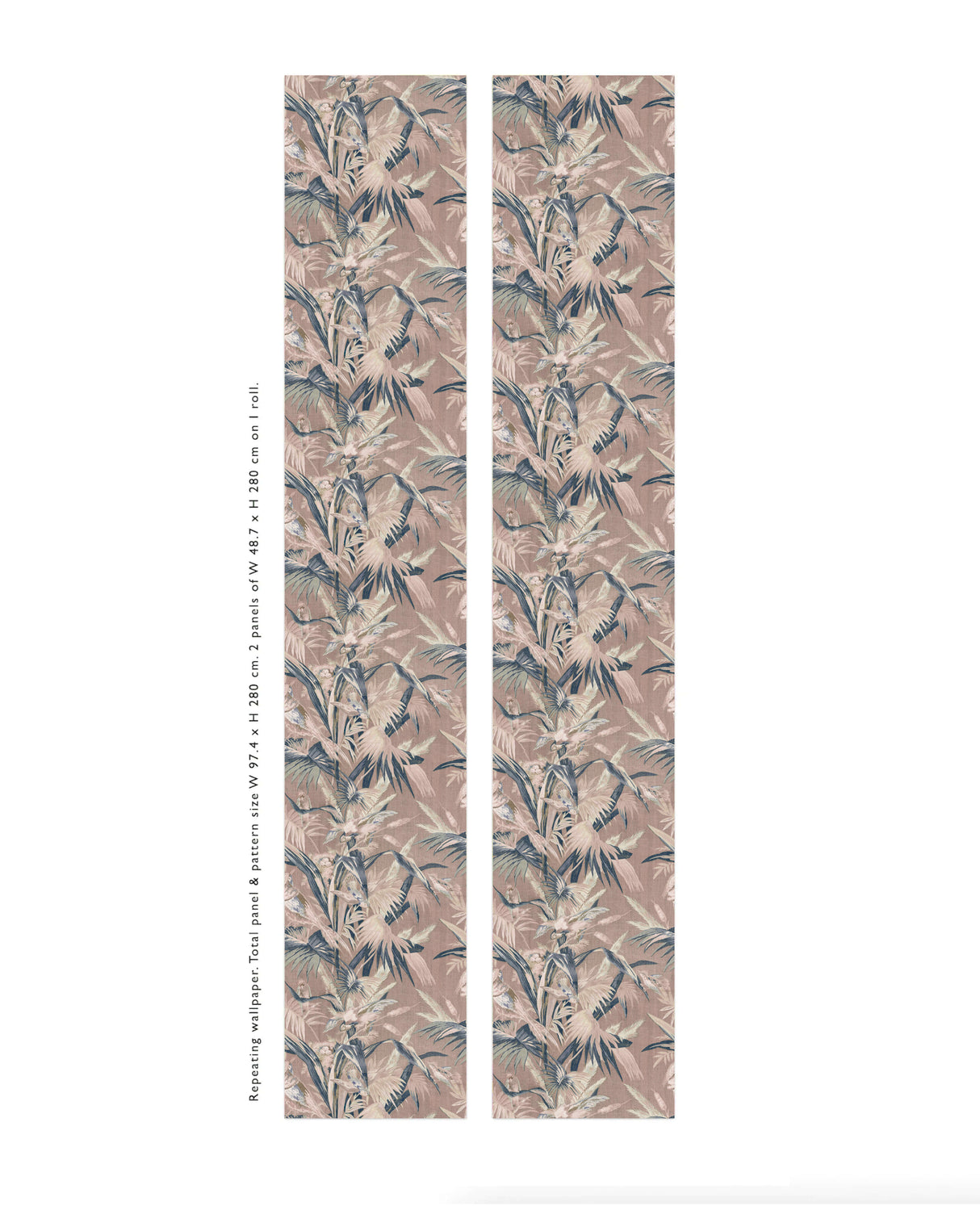 Vintage Feathers Light Wallpaper